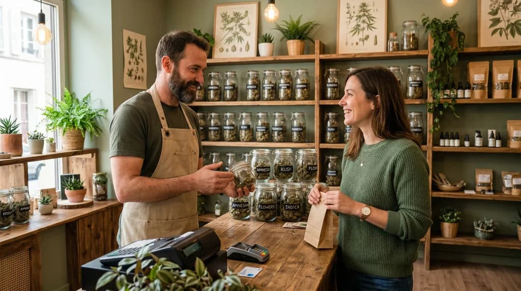 Acheter du CBD en boutique en France - conseil personnalisé Chanvre Vert Bergues Nord