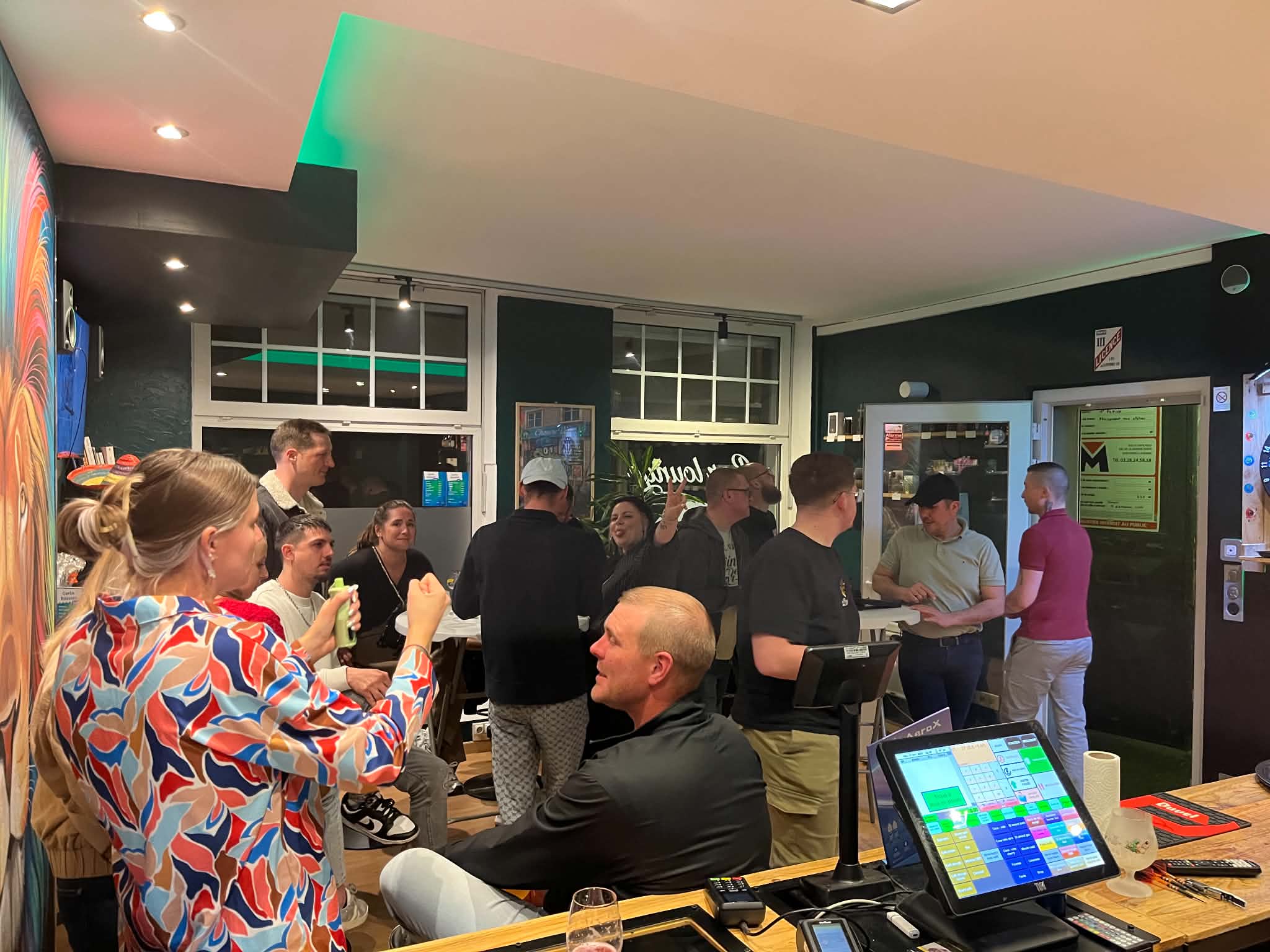Soirée à Bergues au shop Chanvre Vert